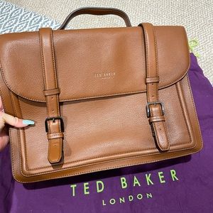 Ted baker leather messenger bag 💼